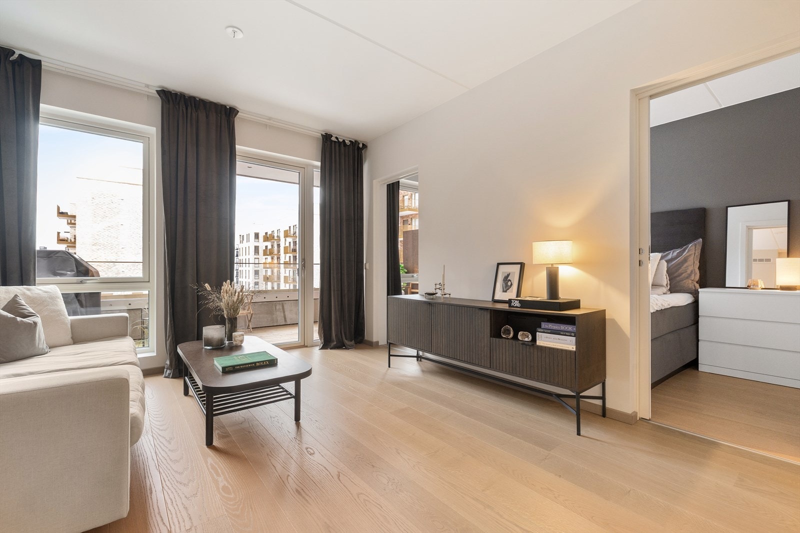 Her er det også plass til annet møblering og underholdningsavdeling. Galleribilde