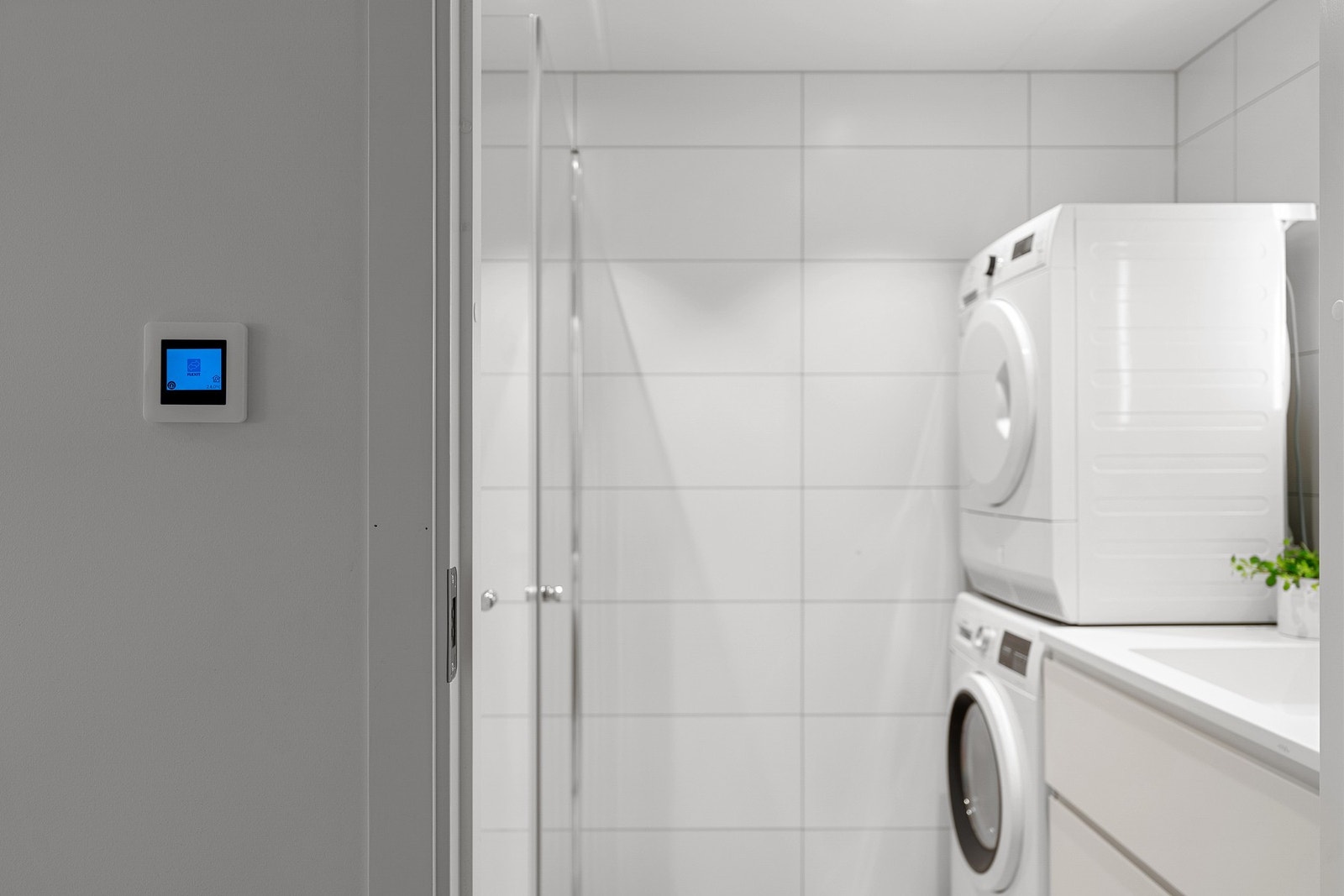 Leiligheten har vannbåren varme i gulv. Galleribilde