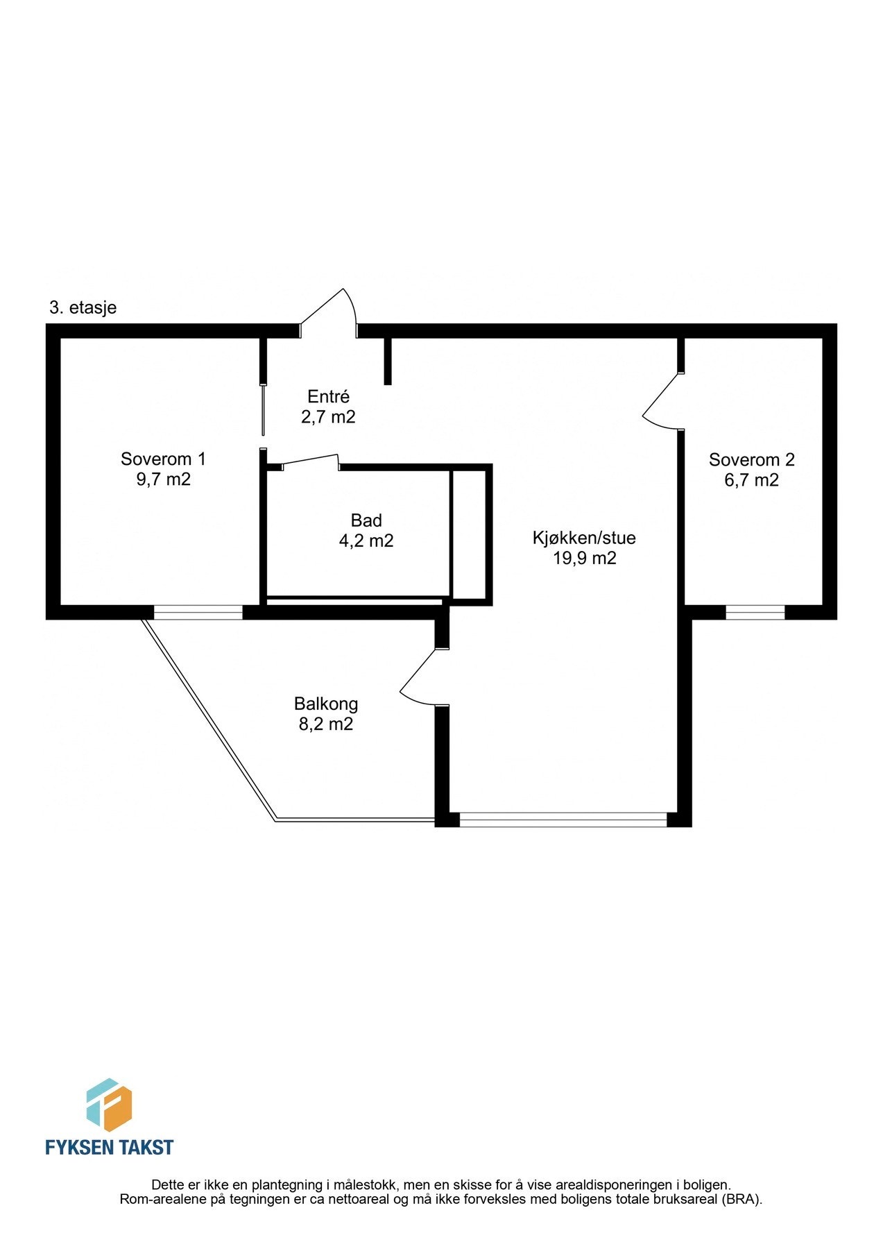 Ta en titt på planskissen og gjør deg kjent med romfordelingen! Skulle ikke oppsatt visningstidspunkt passe? Ta kontakt på 94 86 80 06, så finner vi en løsning. Galleribilde