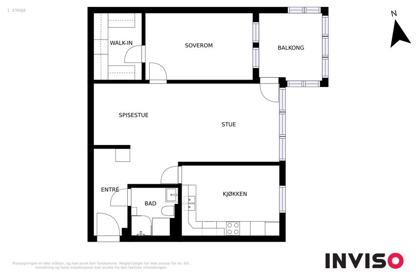 plantegning Galleribilde
