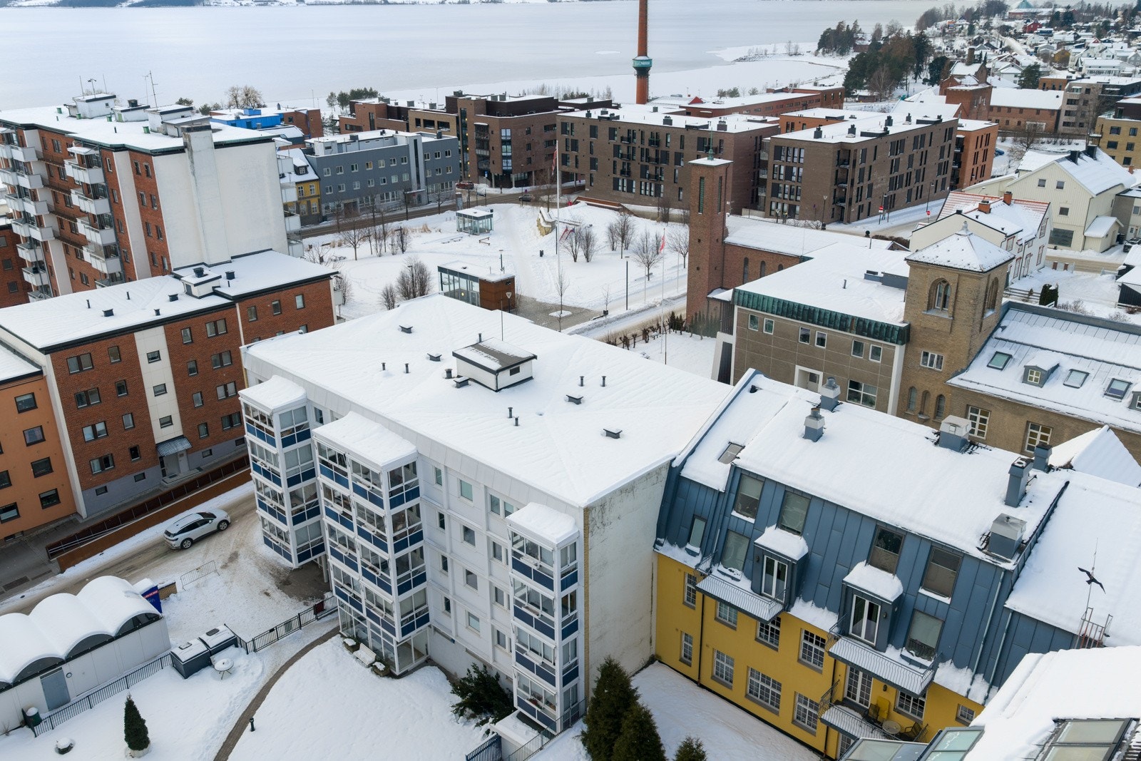 Dronefoto Galleribilde