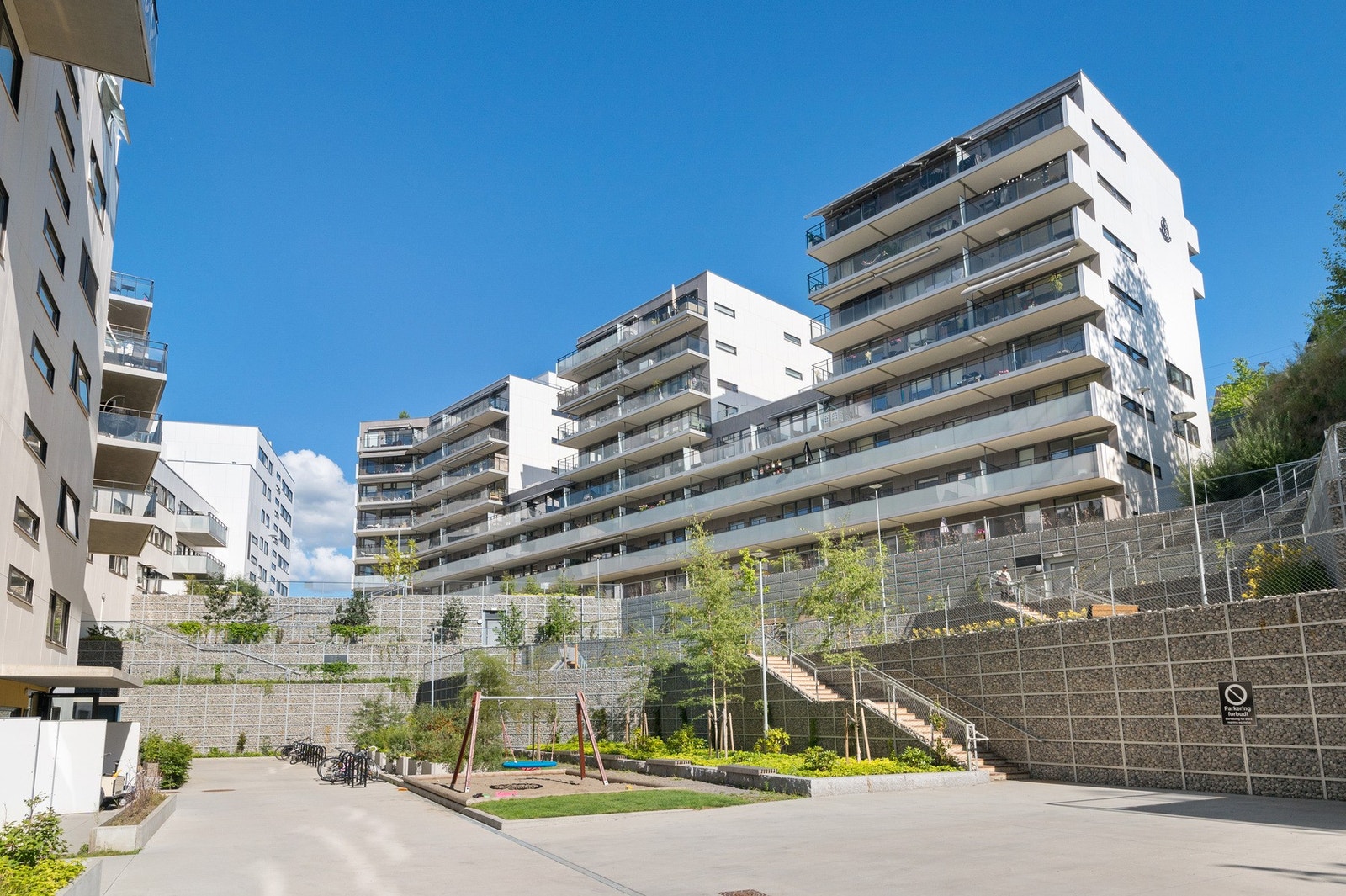 Byggets fasade. Galleribilde