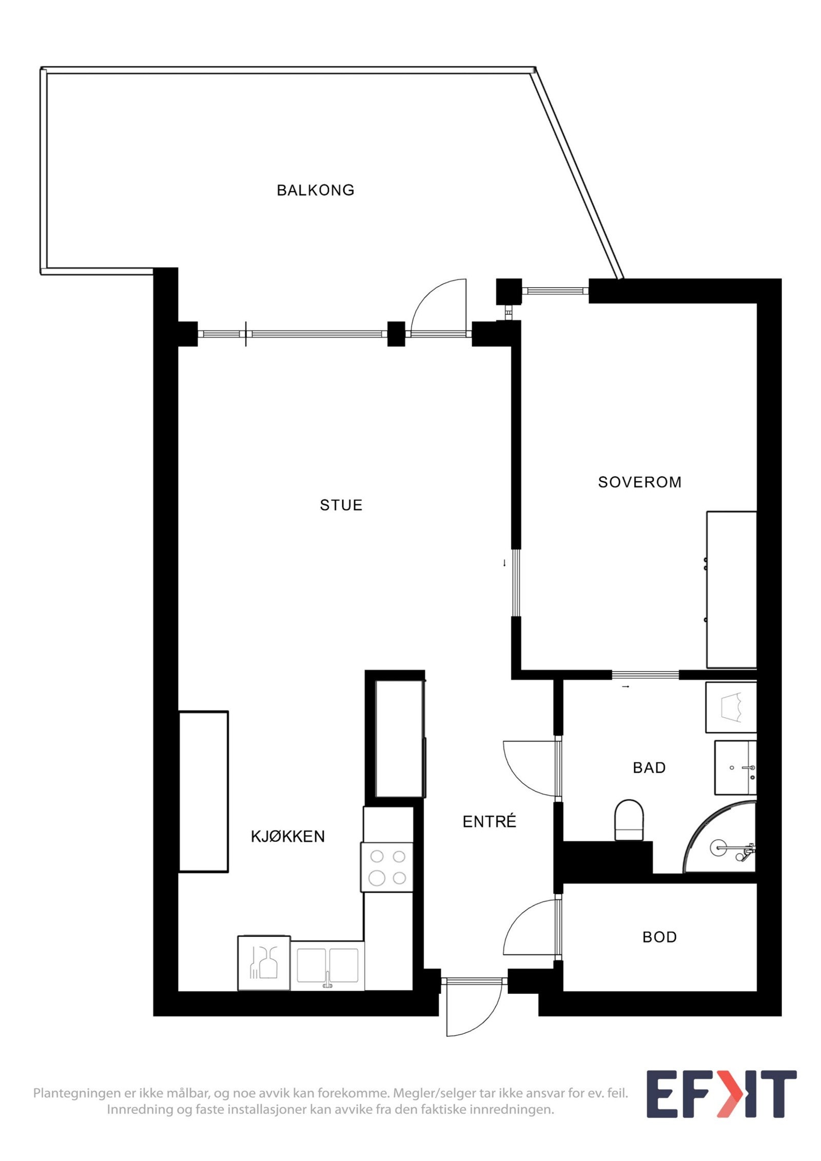 Plantegning Galleribilde