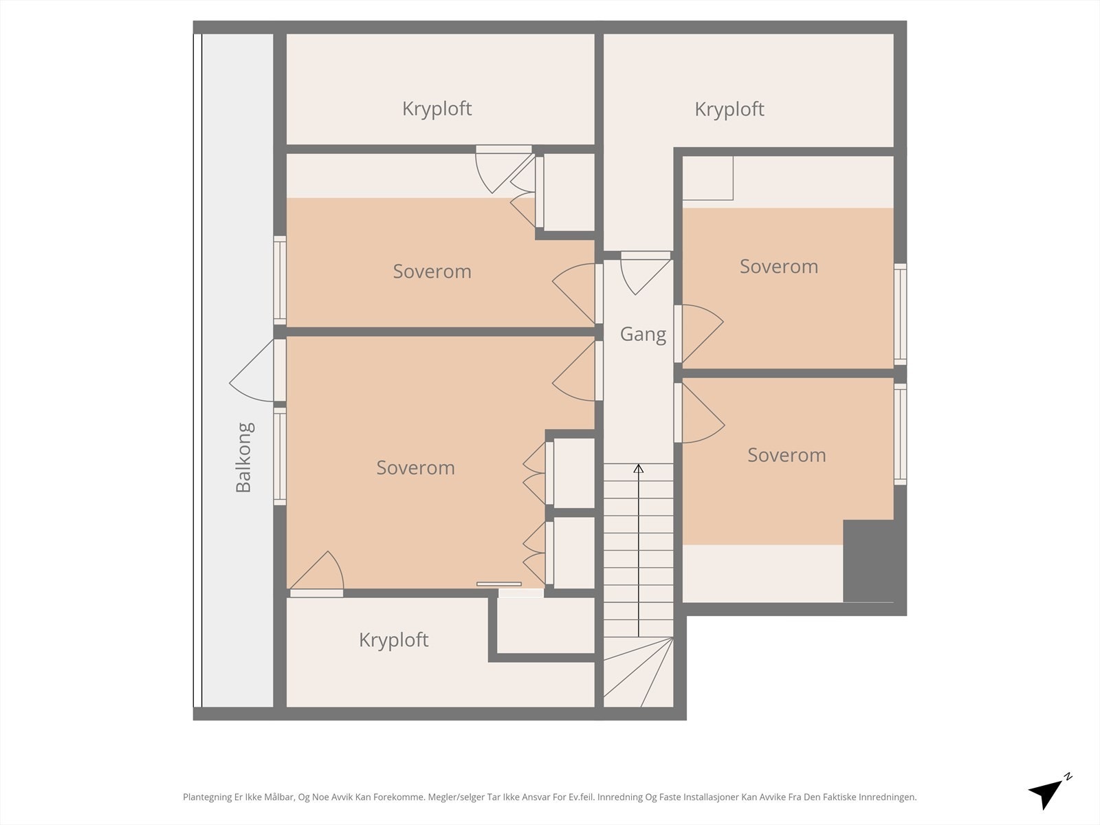Planskisse 2. etasje Galleribilde