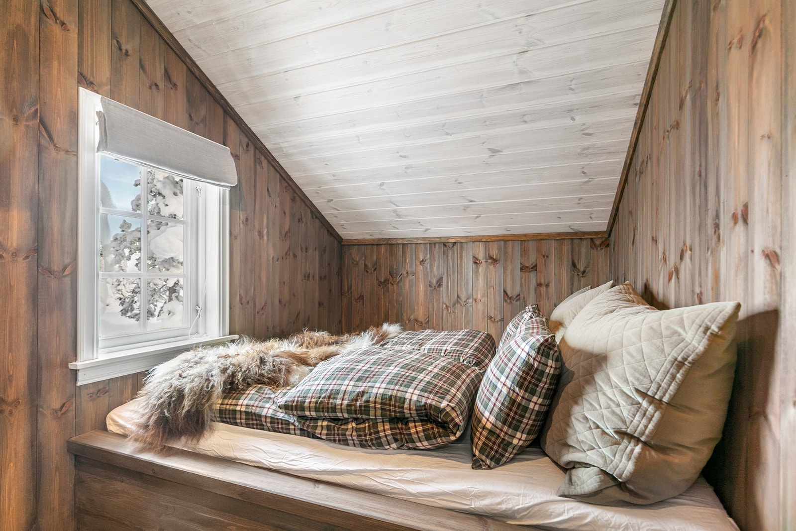 Rommet er ikke bruksendret og dermed ikke godkjent for varig opphold. Galleribilde