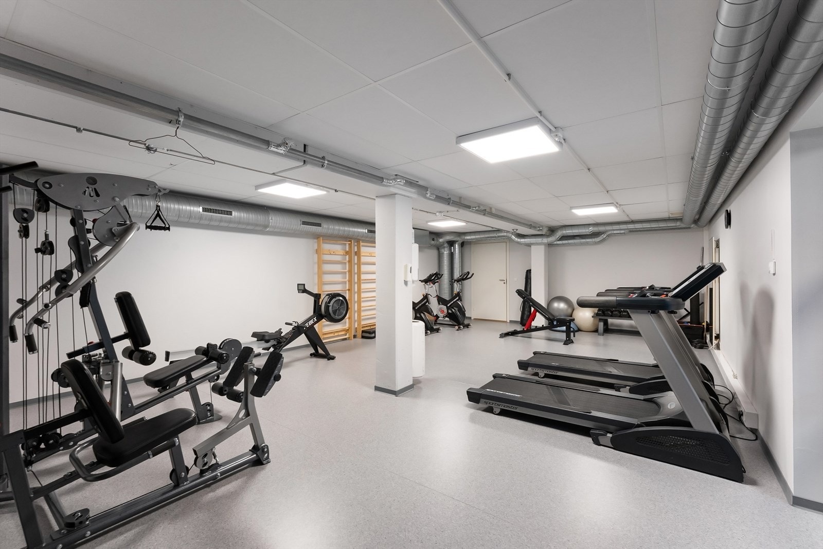 Felles trimrom. Galleribilde