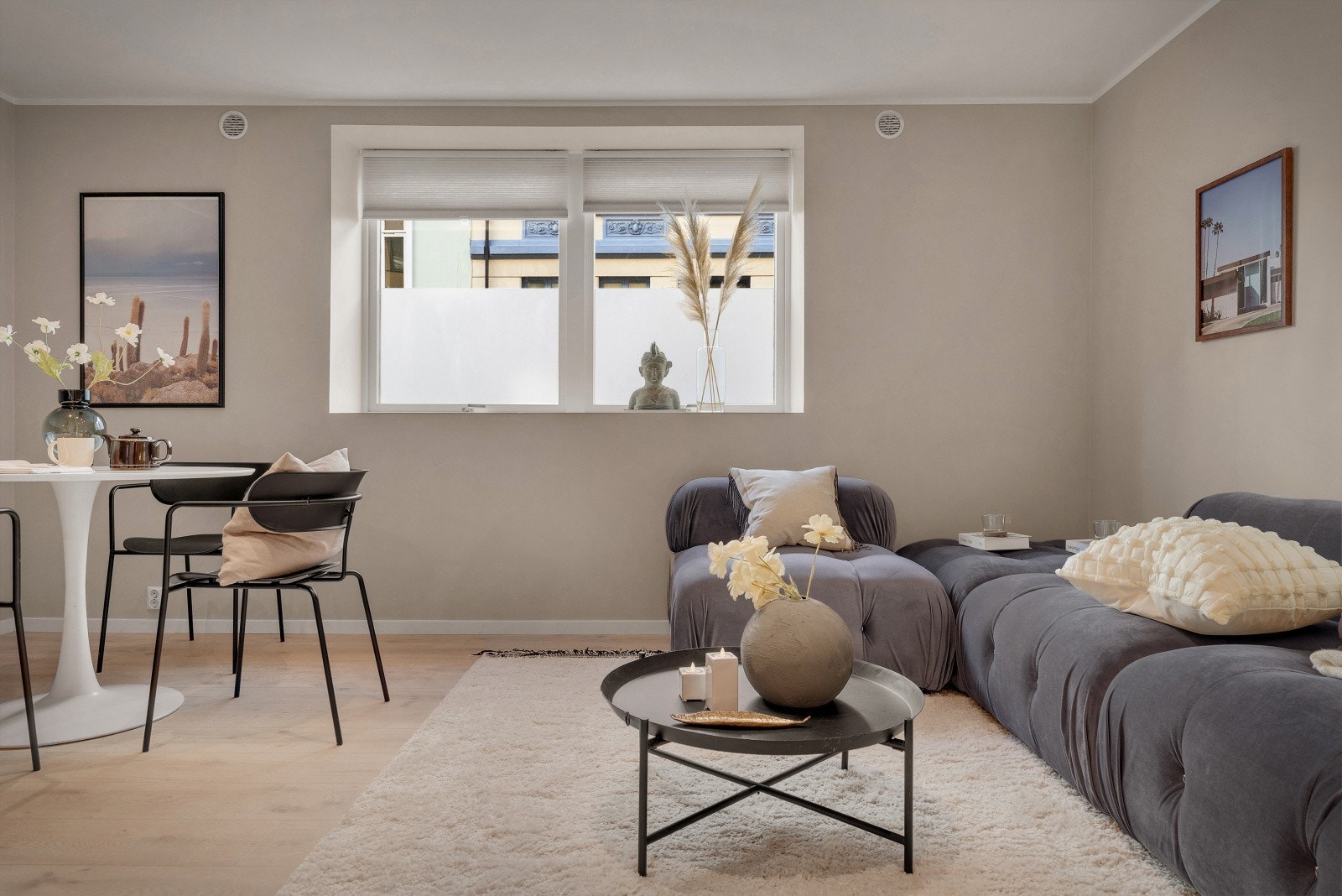 Gulvvarme i stue/kjøkken Galleribilde