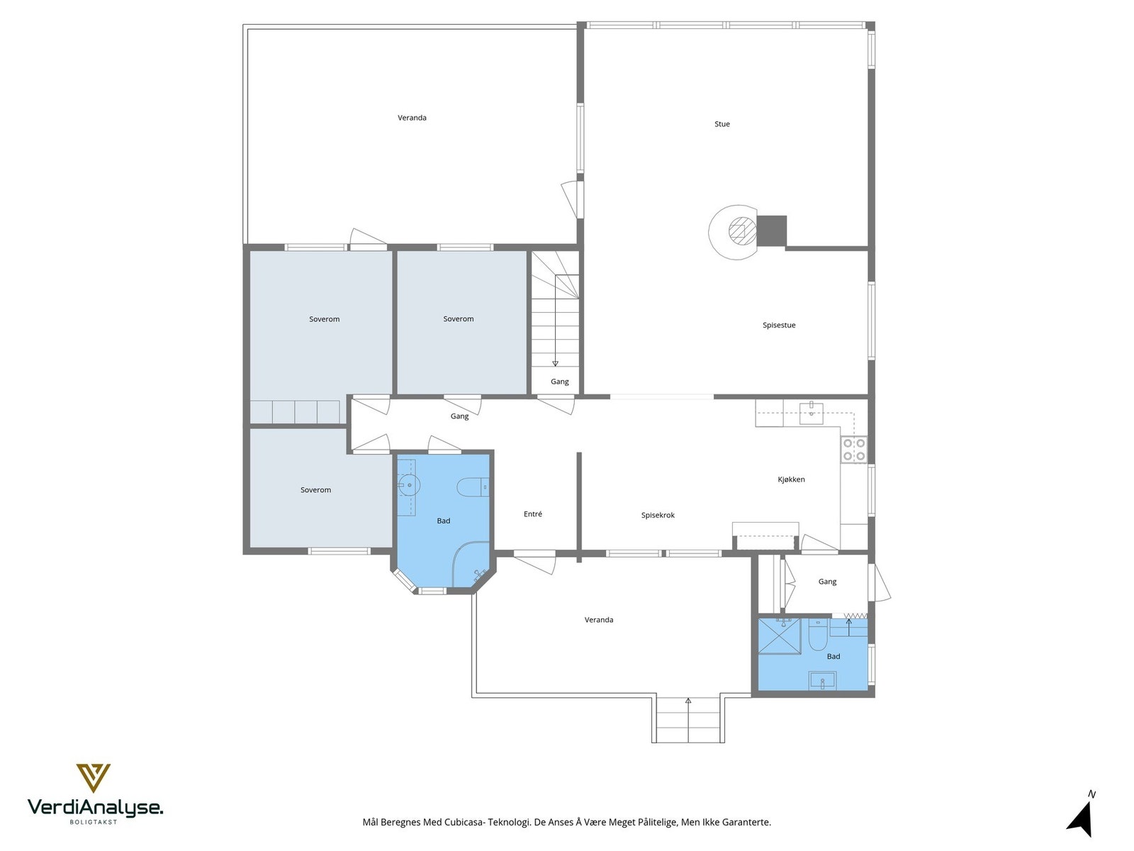 Planskisse 1. etasje Galleribilde