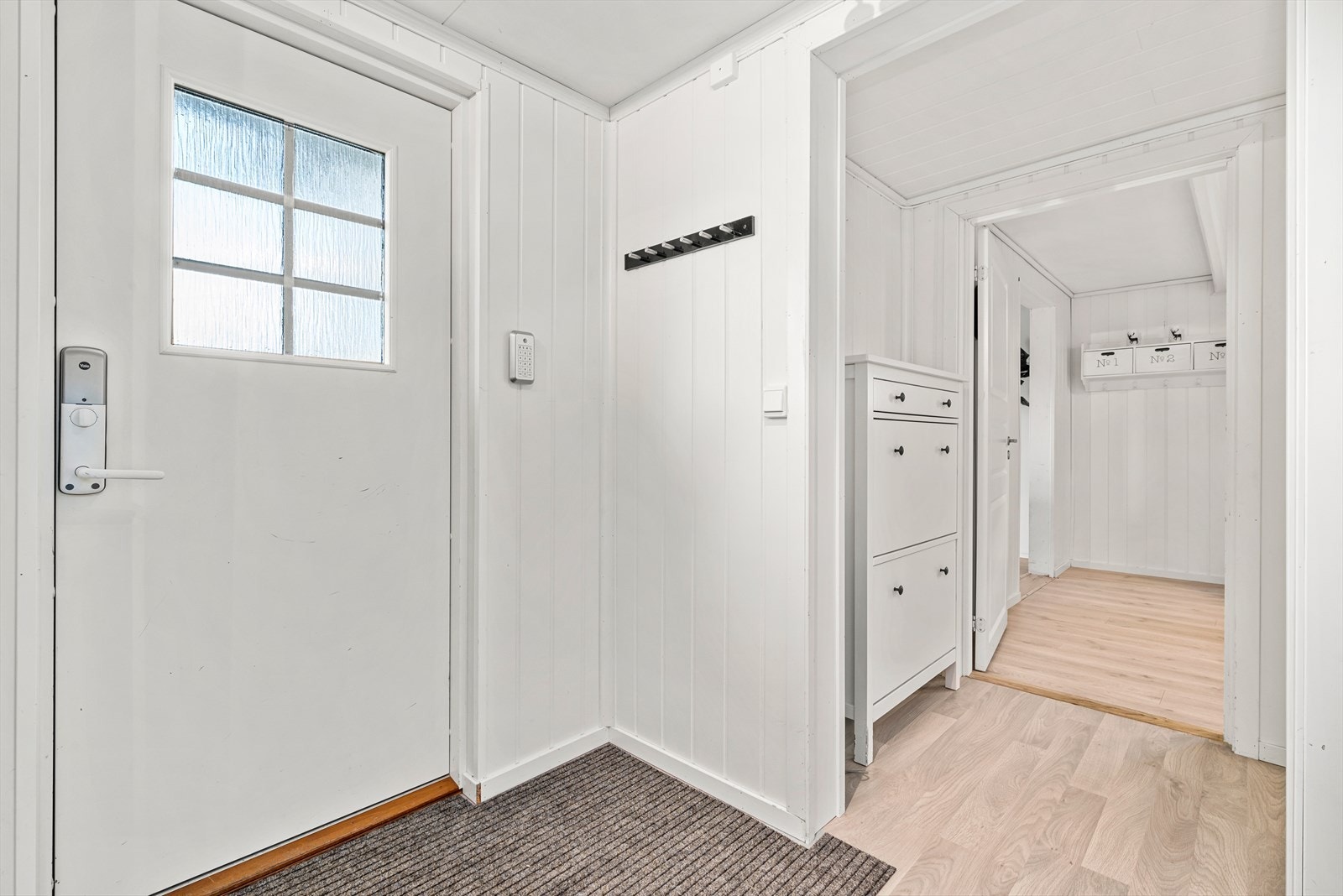 Lys og moderne yttergang Galleribilde