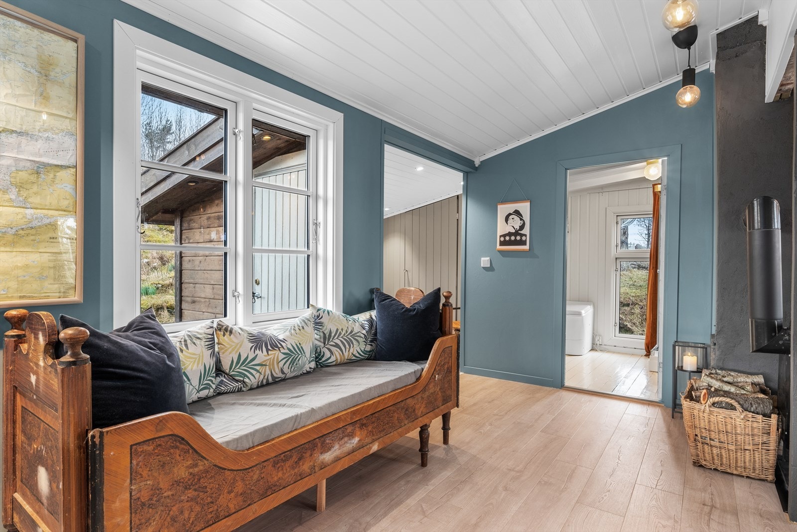 Det ble gjennomført kontroll av Det lokale eltilsyn i hytta i 2024. Galleribilde