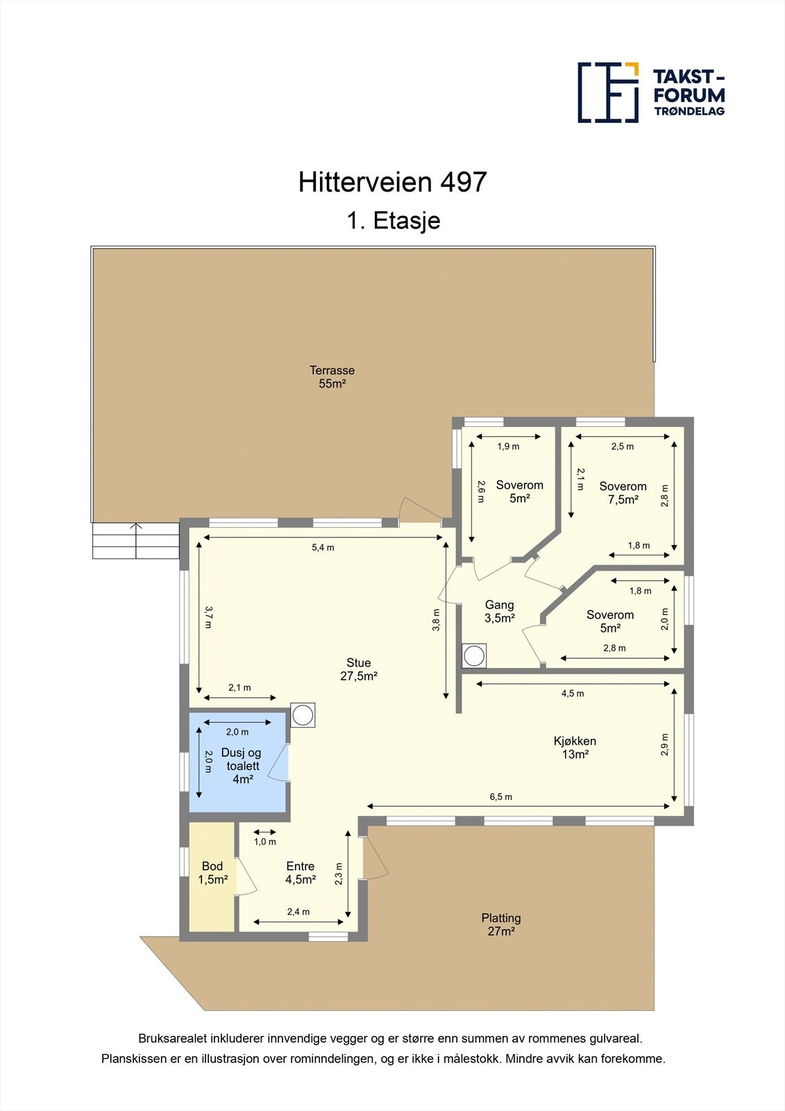 Plantegning. Galleribilde