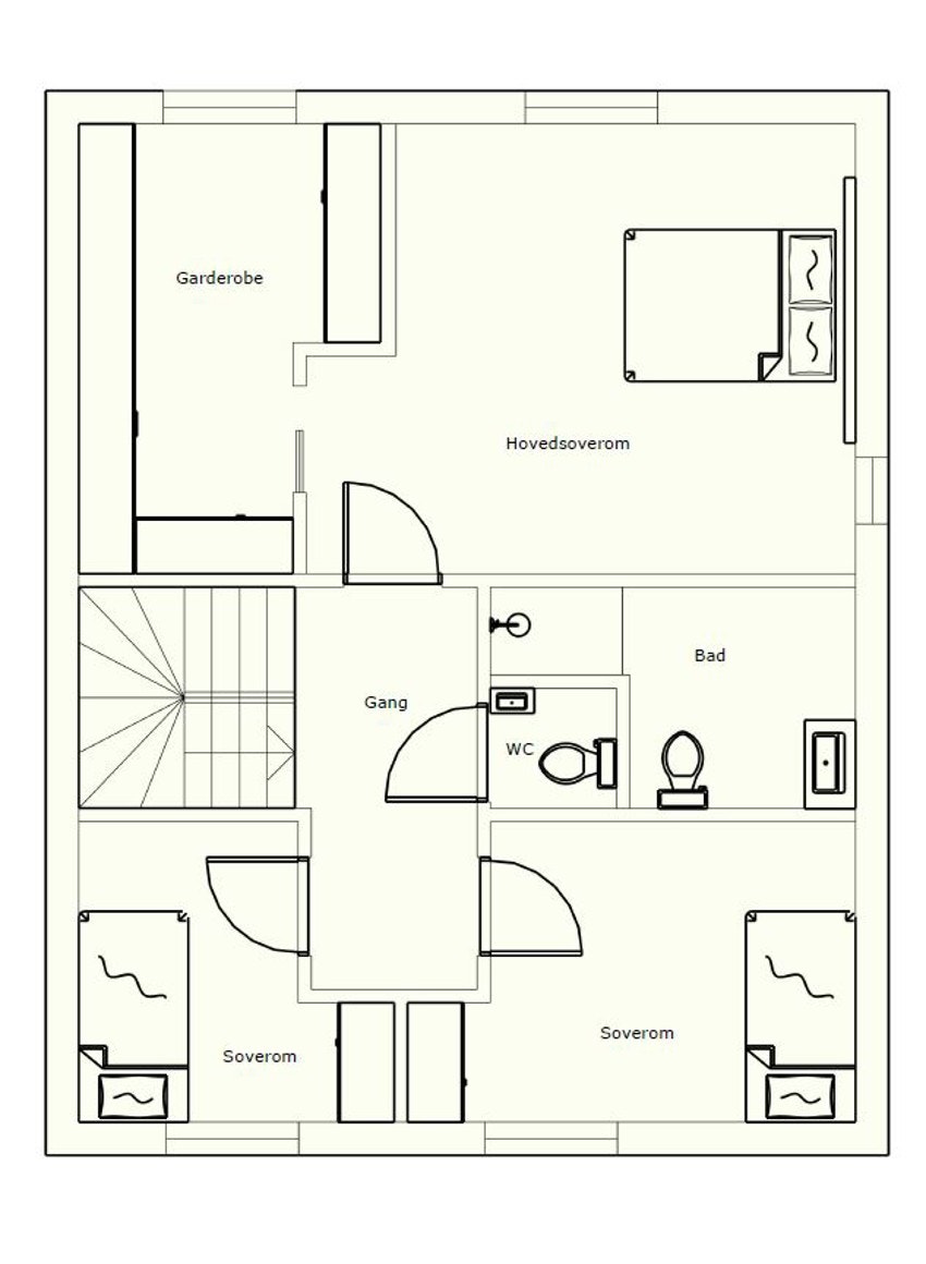 Plantegning - 2. etasje Galleribilde