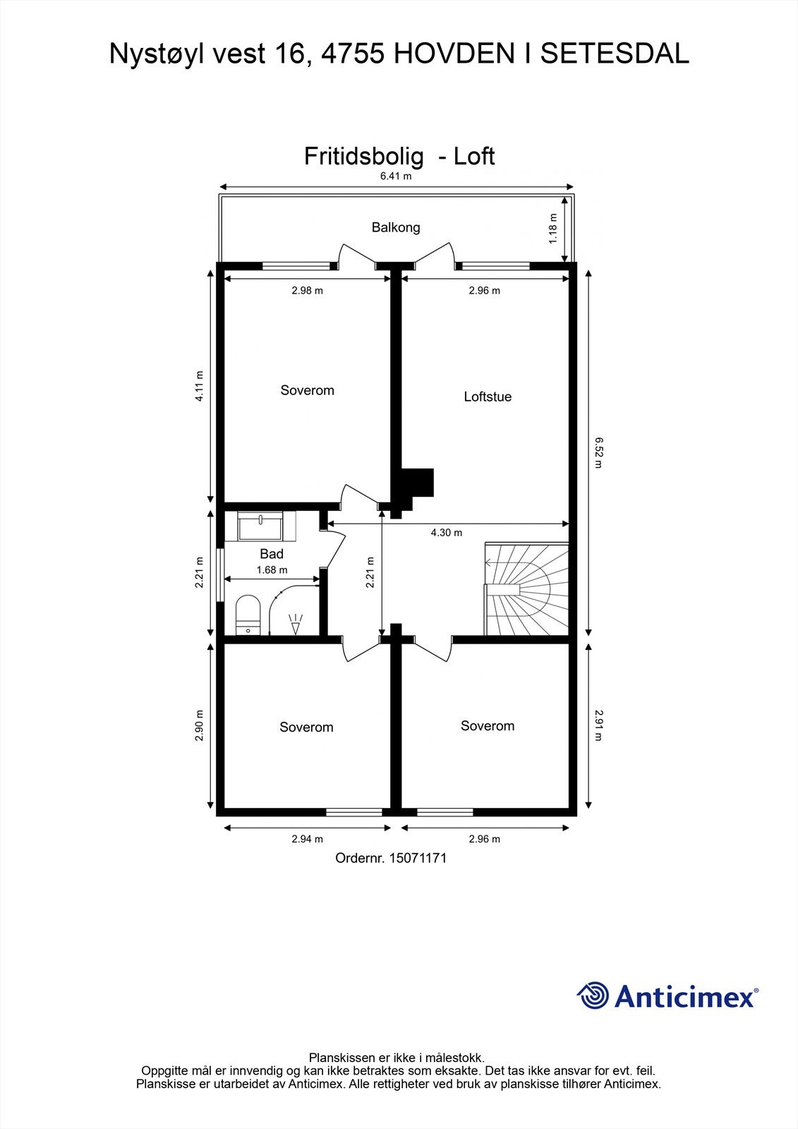 Plantegning - 2.etg Galleribilde