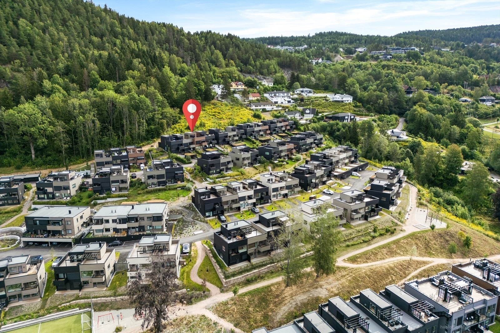 Nydelig utsikt ut over Lierdalen. Galleribilde