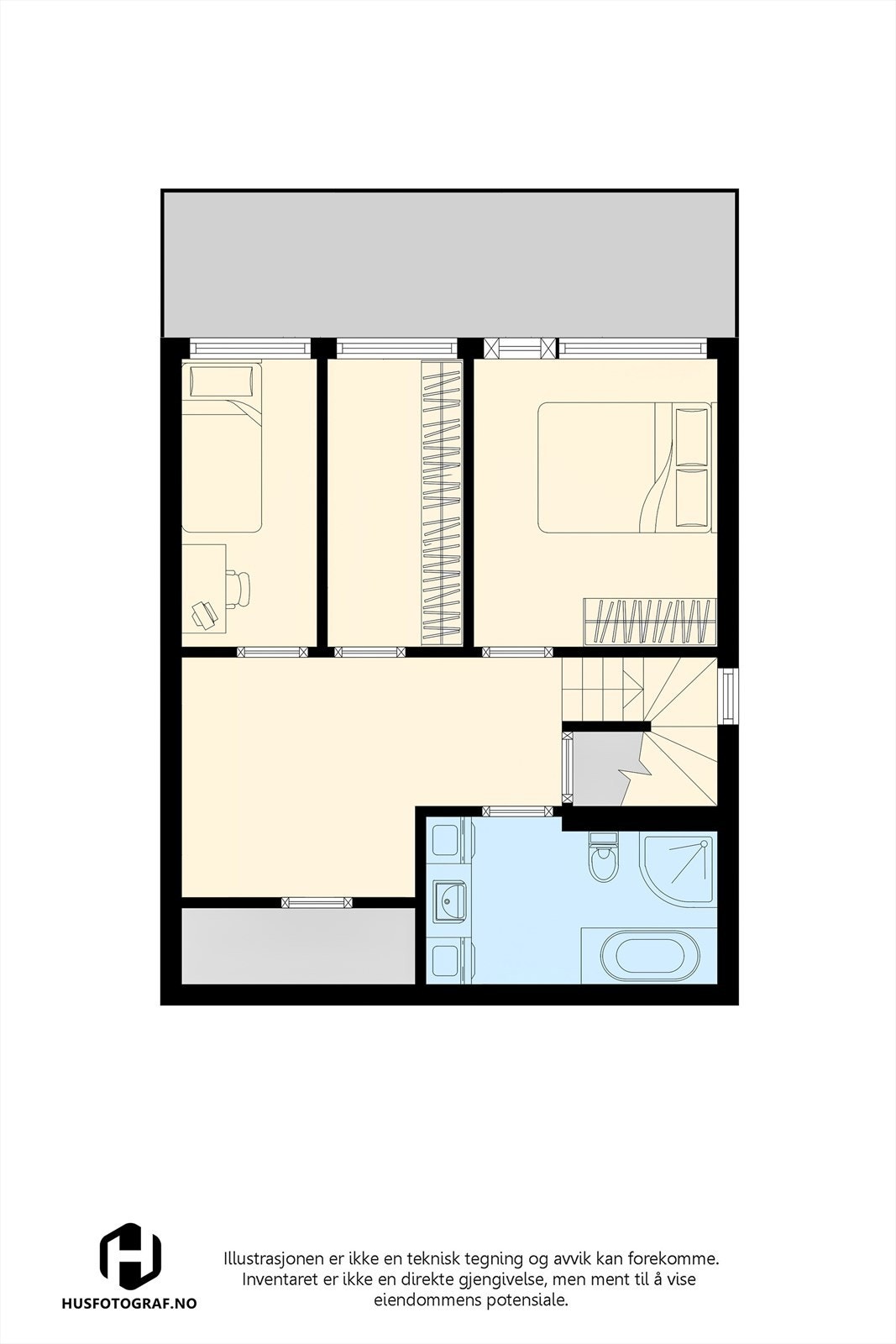 Plantegning Underetasje. Galleribilde