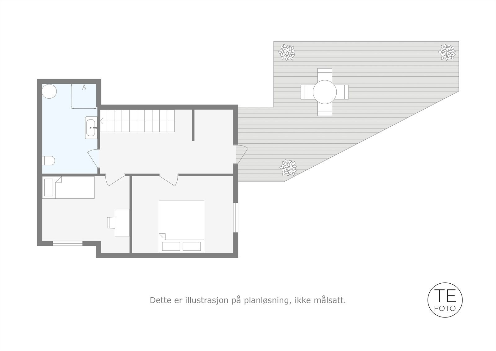 Planløsning underetasje Galleribilde