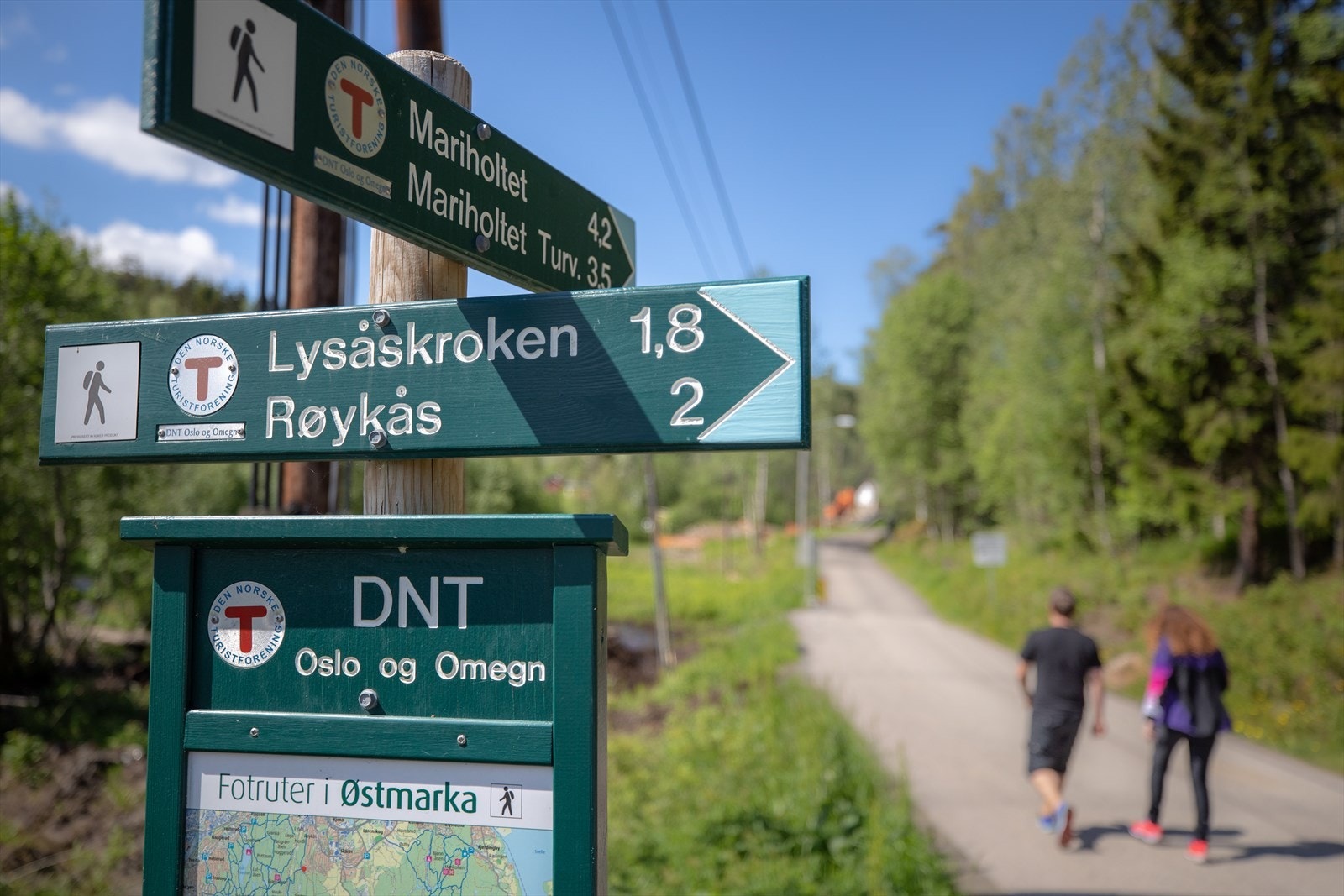 Umiddelbar nærhet til turområder i marka. Galleribilde