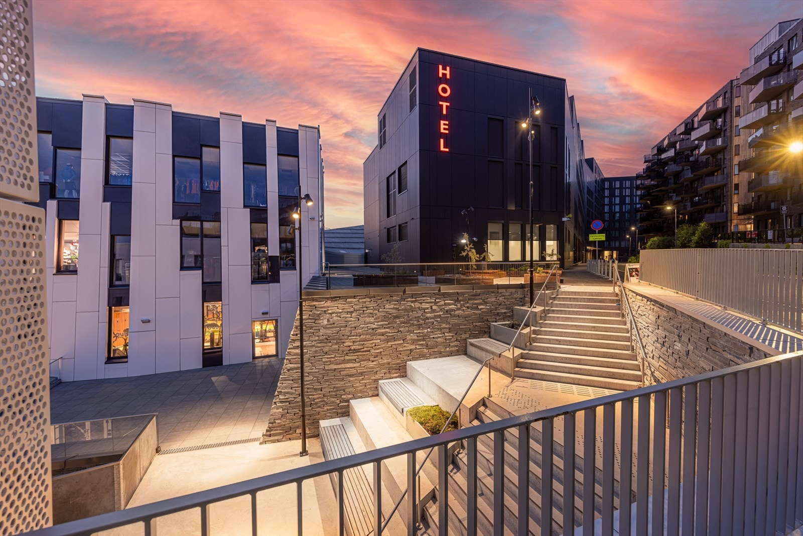 Lørenskog Stasjonsby og SNØ. Galleribilde