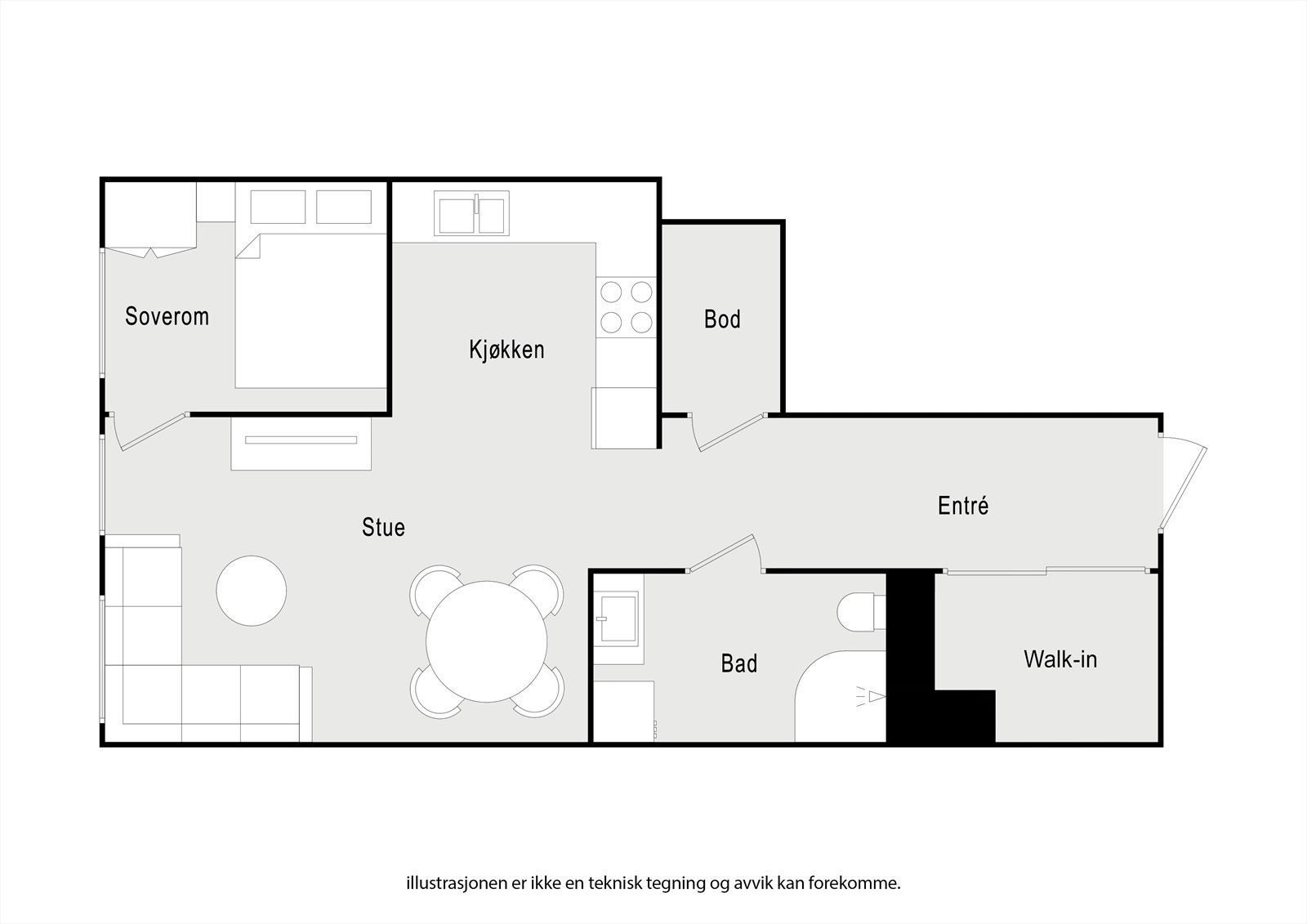 Planskisse Galleribilde