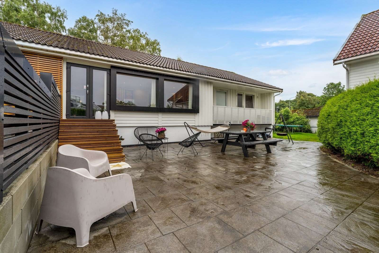 Skjermet terrasse Galleribilde