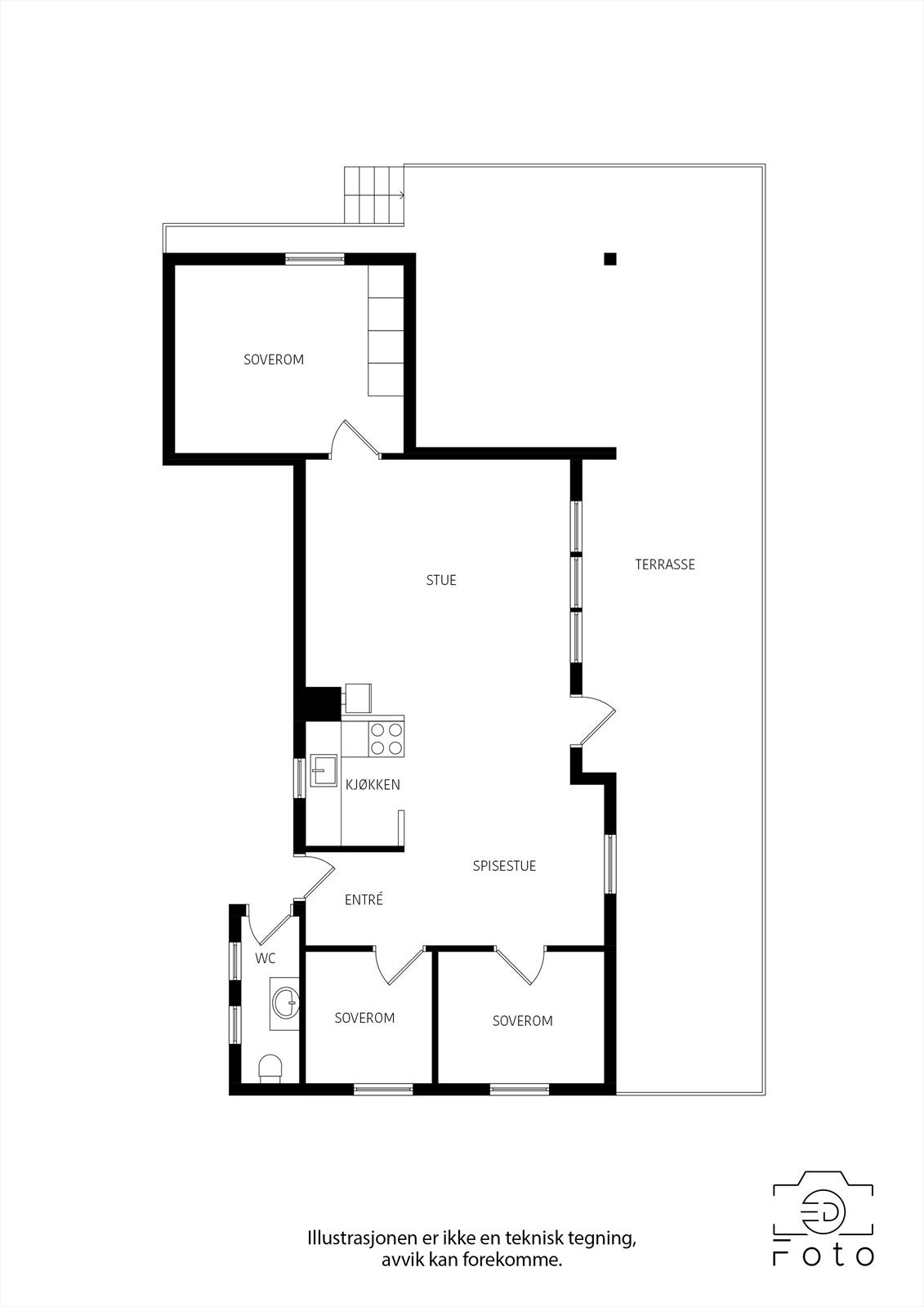 Plantegning Galleribilde