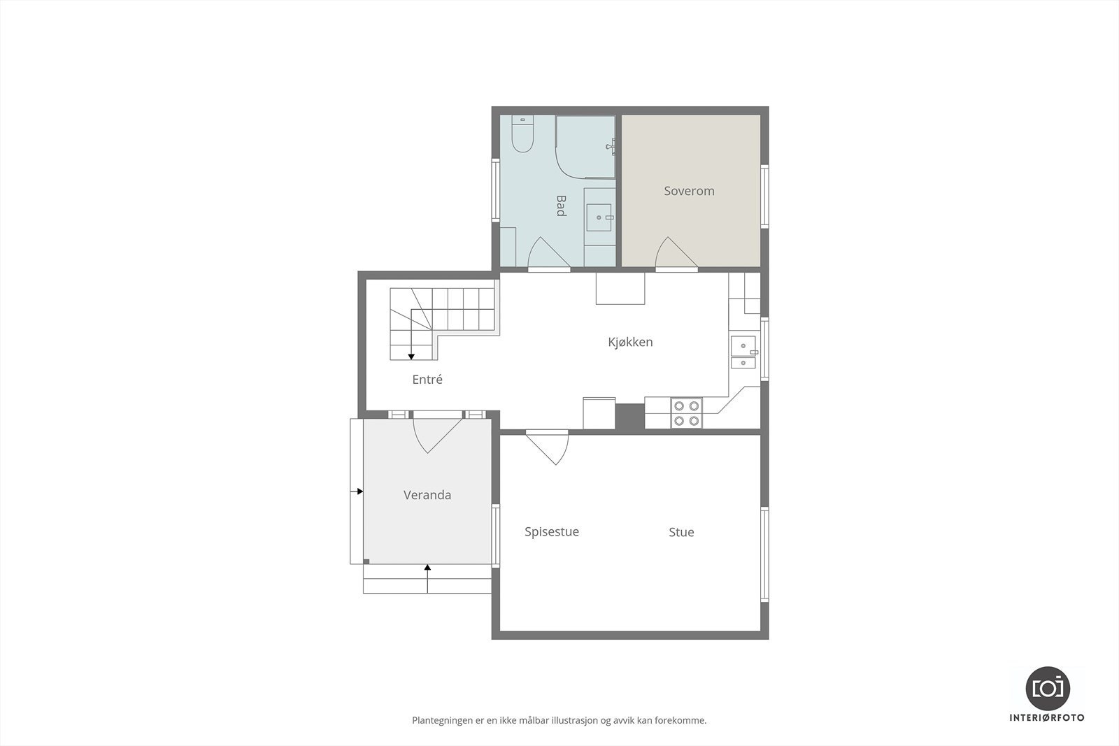 Plantegning Galleribilde