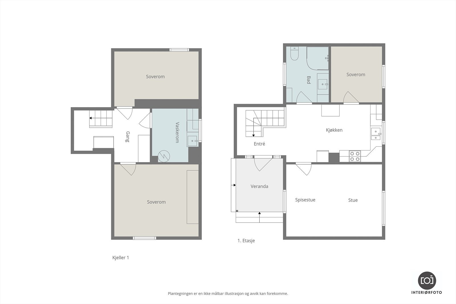 Plantegning Galleribilde