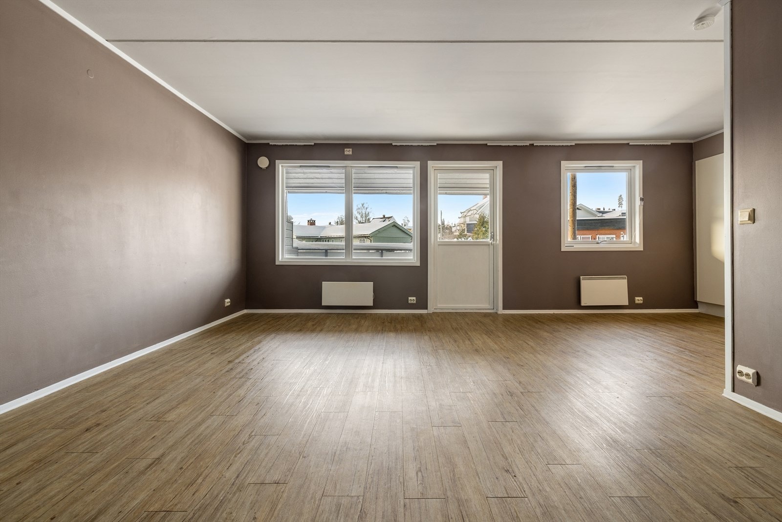 Åpen løsning til kjøkkenet. Galleribilde