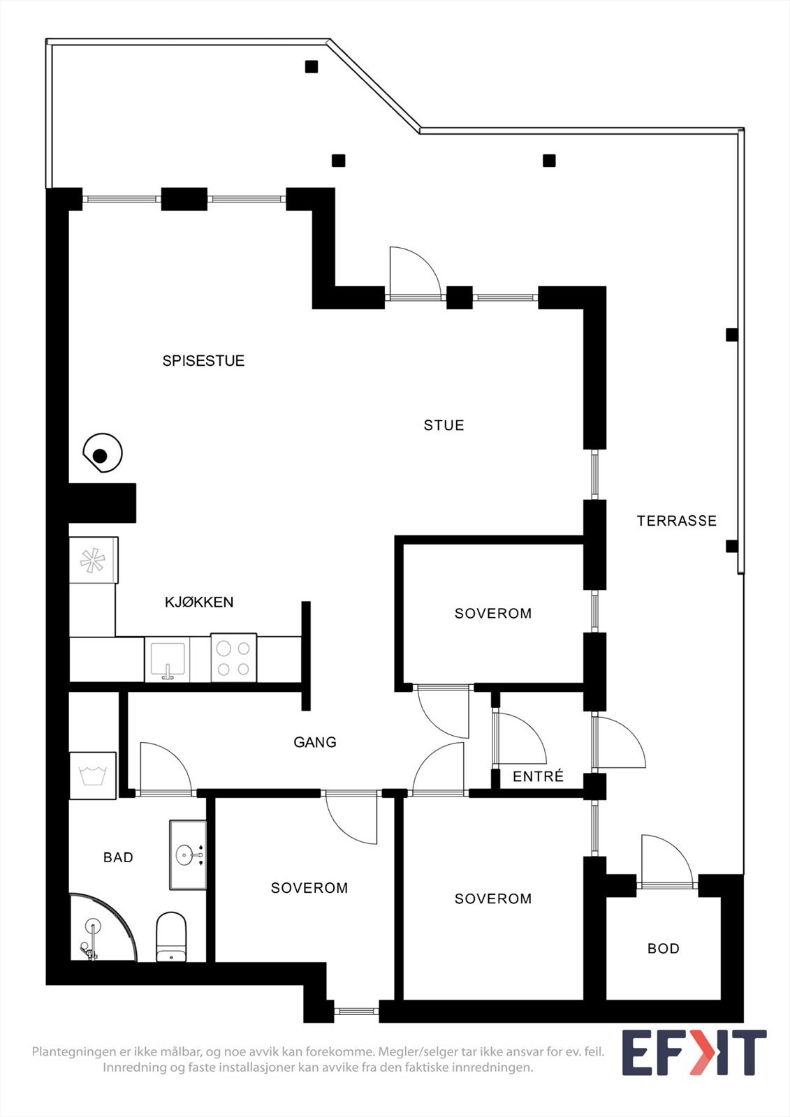 Plantegning Galleribilde