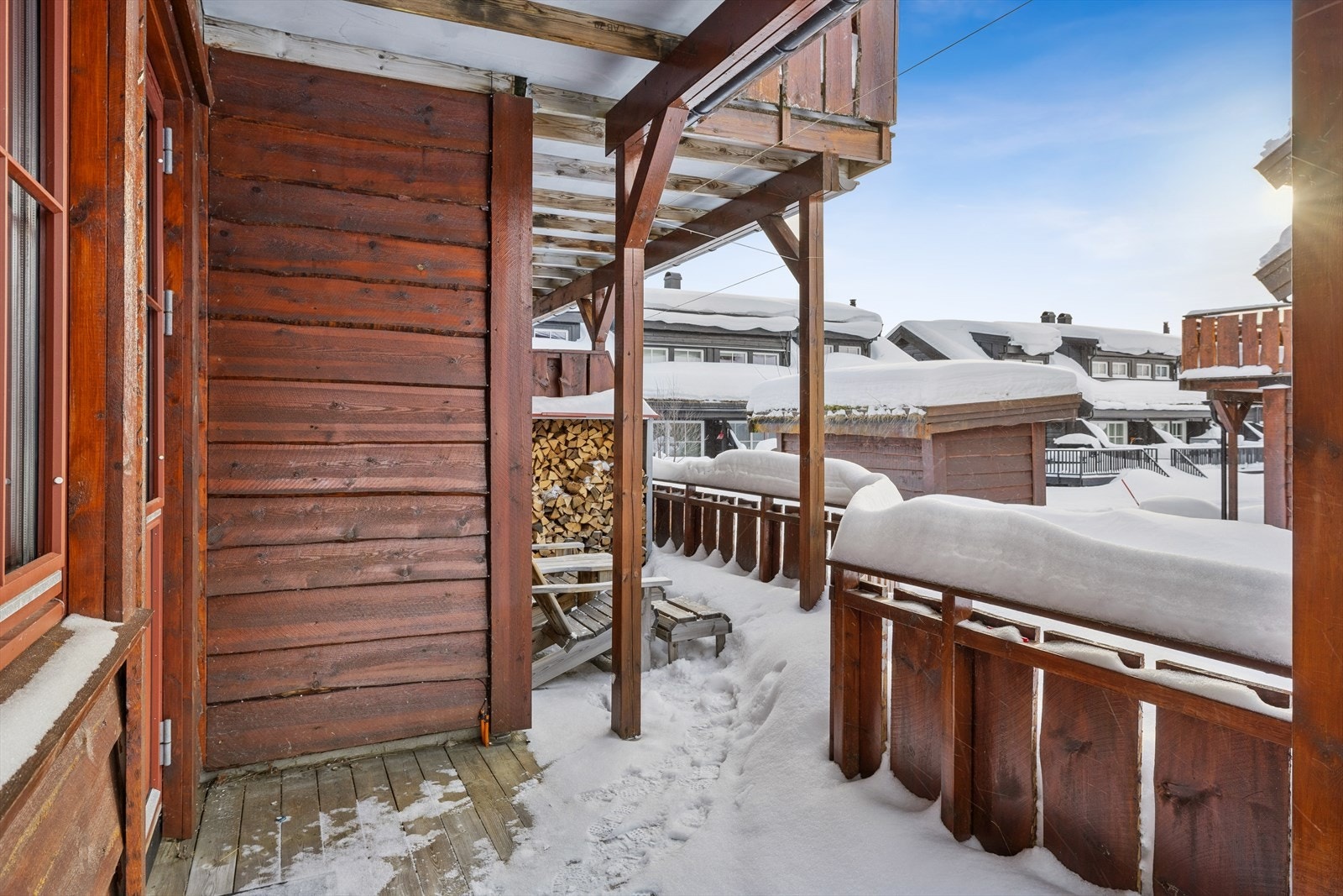 Utgang fra stuen. Galleribilde