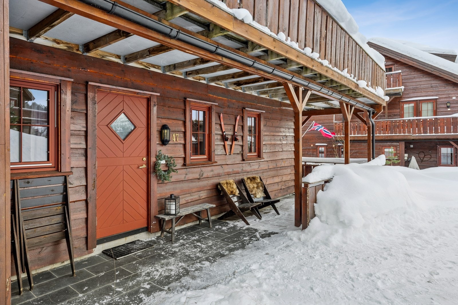 Fritids leilighet i 1. etasje. Galleribilde