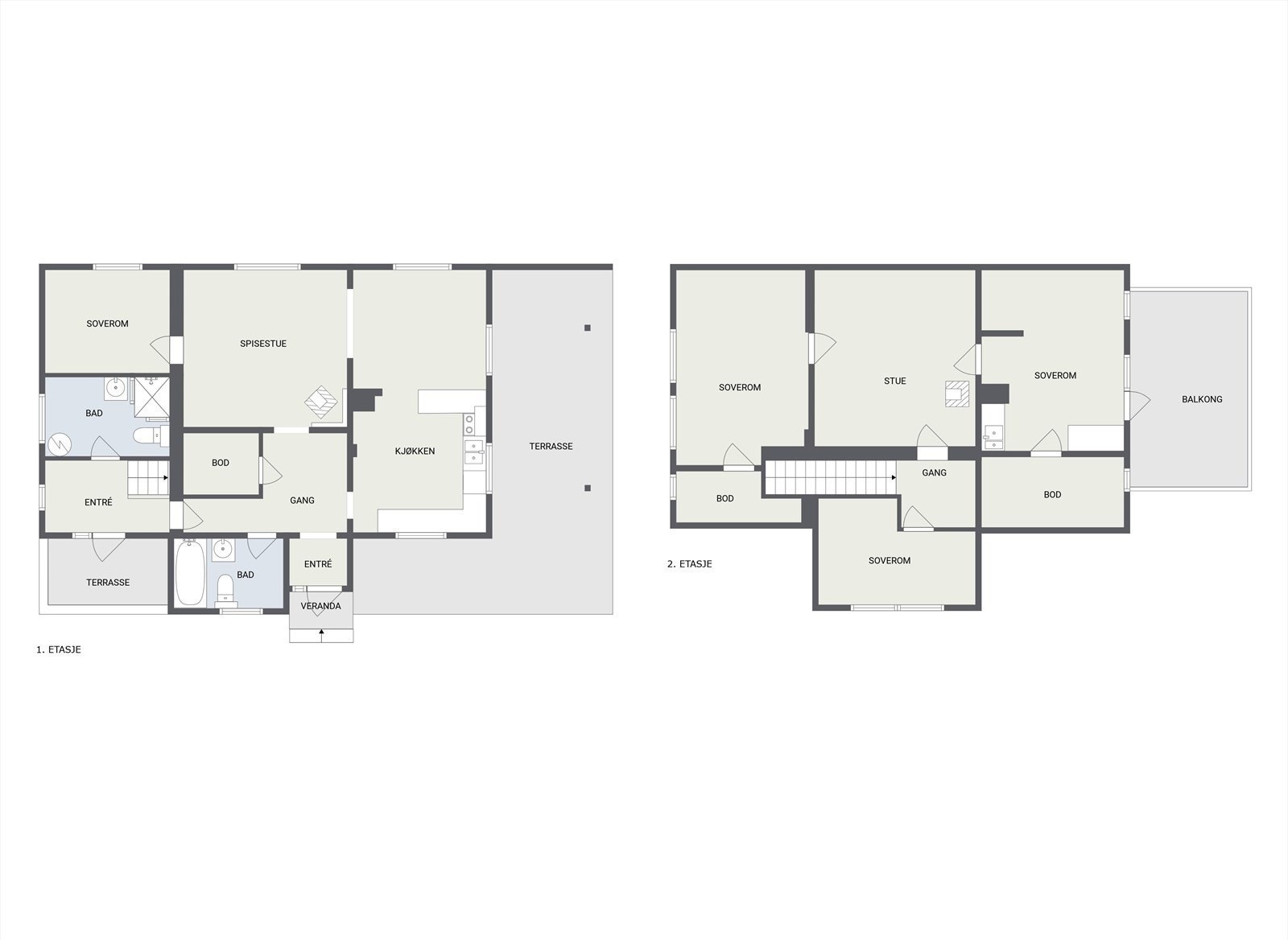 Plantegning Galleribilde