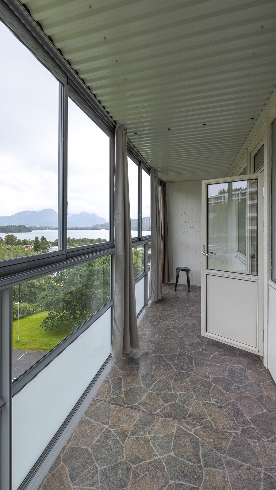 Innglassert veranda Galleribilde