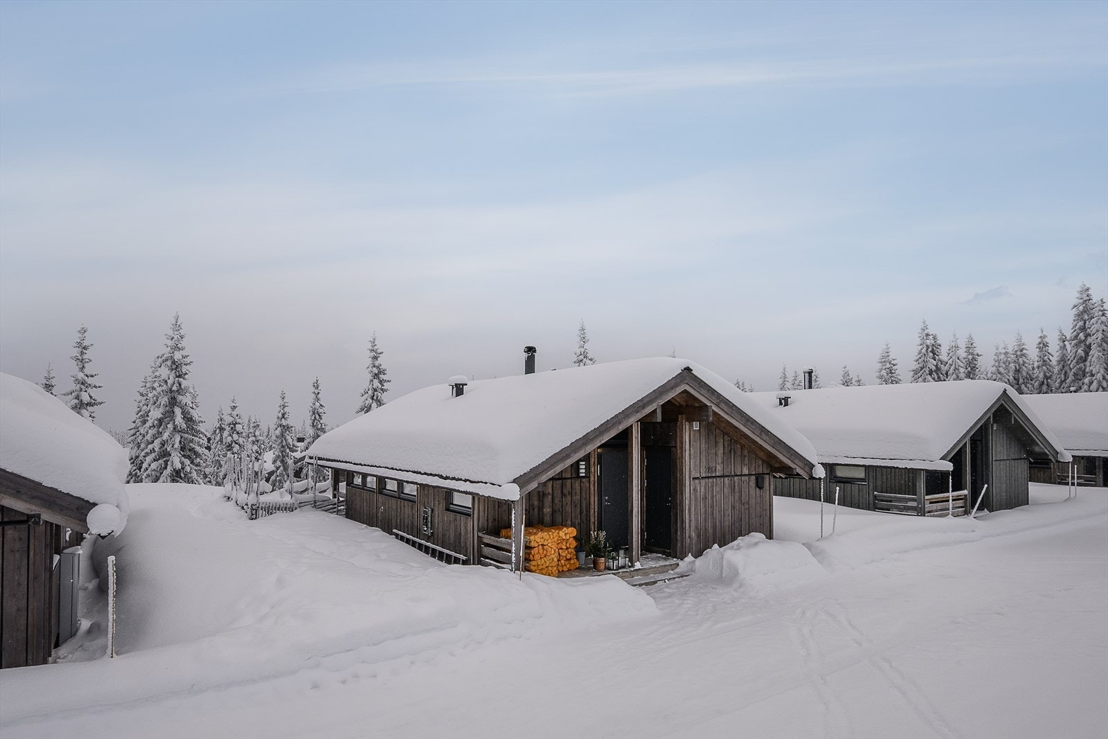 Eiendommen ligger i et etablert og populært hytteområde i Natrudstilen v/ Sjusjøen. Galleribilde