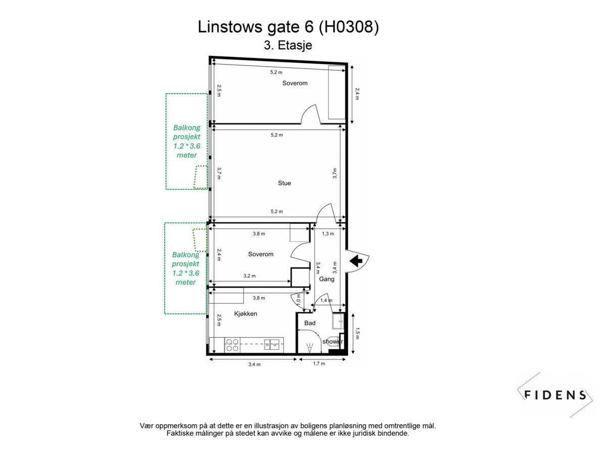 Plantegning for enkel orientering Galleribilde