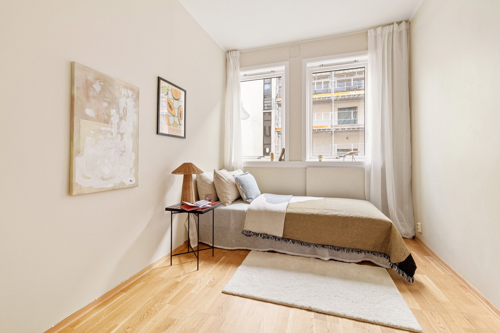 Soverom 2 - Ifølge balkongtegningene vil dør til balkong nr. 2 bli etablert med utgang fra ett av soverommene Galleribilde