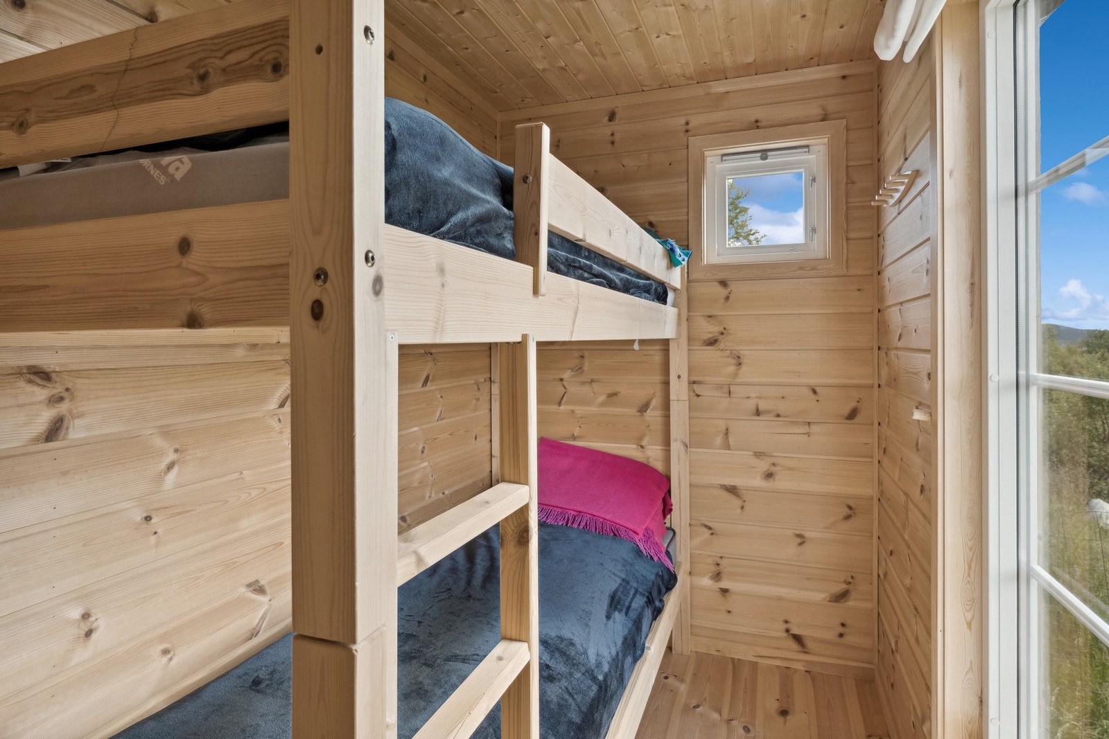 Soverom innredet med køyeseng. Galleribilde