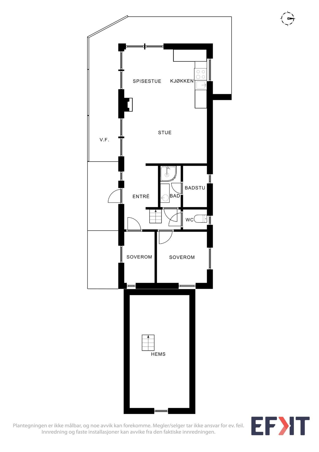 Plantegning Galleribilde