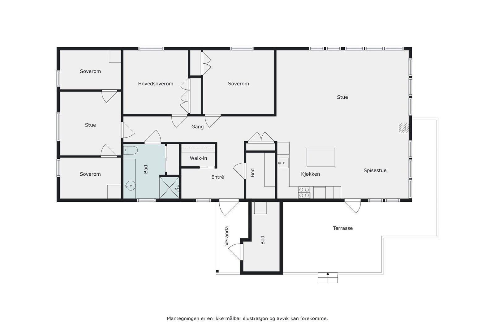 Plantegning Galleribilde