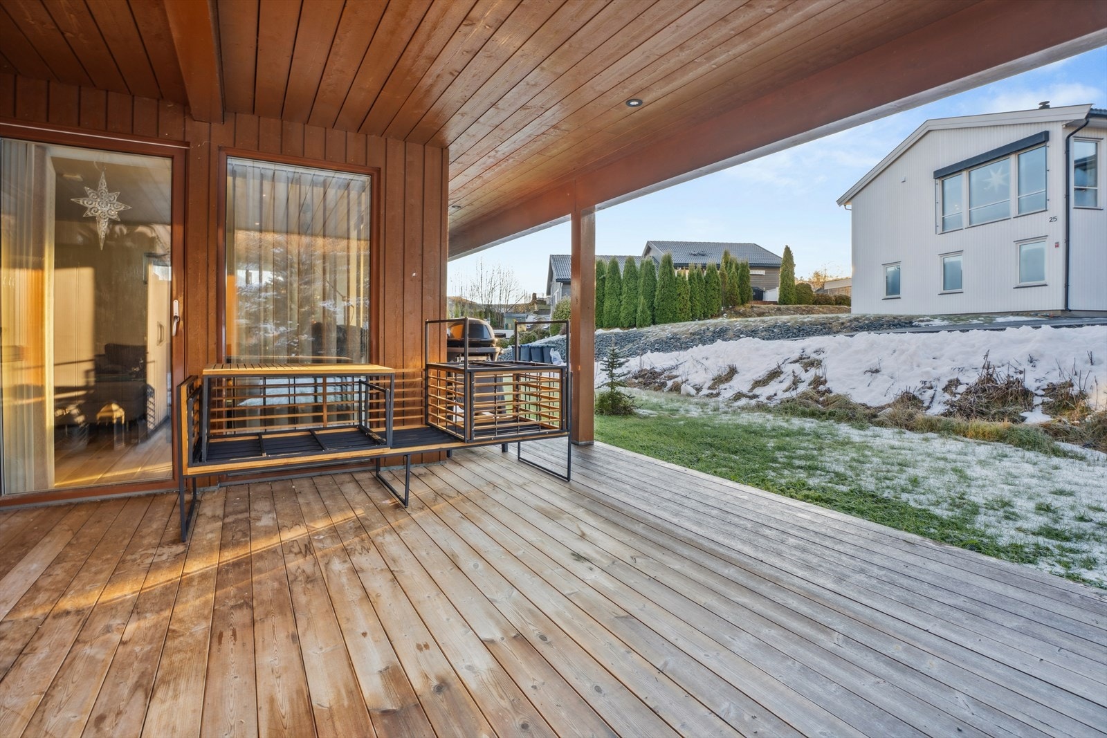 Terrassen til hybelleiligheten. Galleribilde