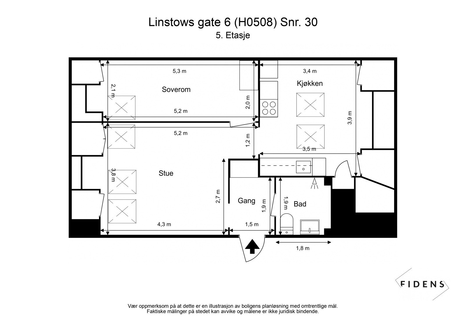 Plantegning Galleribilde