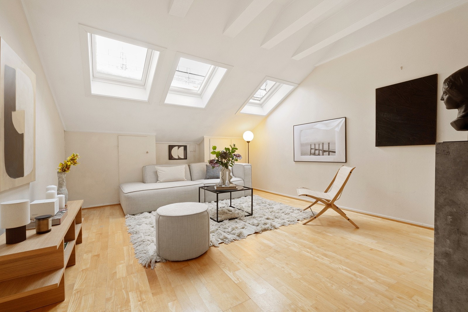 Stort og sosialt stuerom Galleribilde