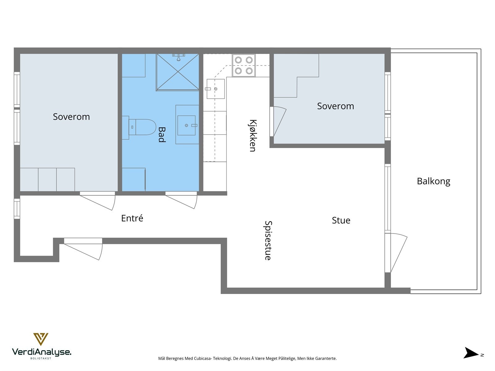 Plantegning Galleribilde