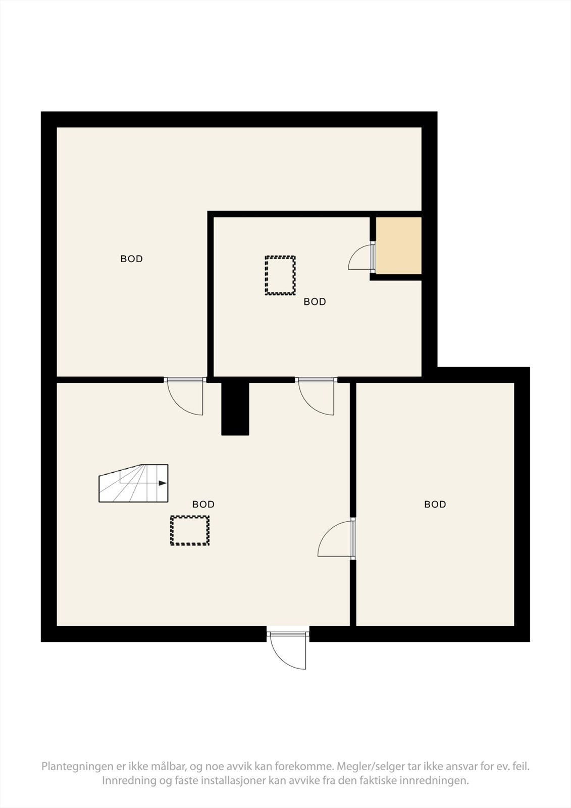 Plantegning loft Galleribilde