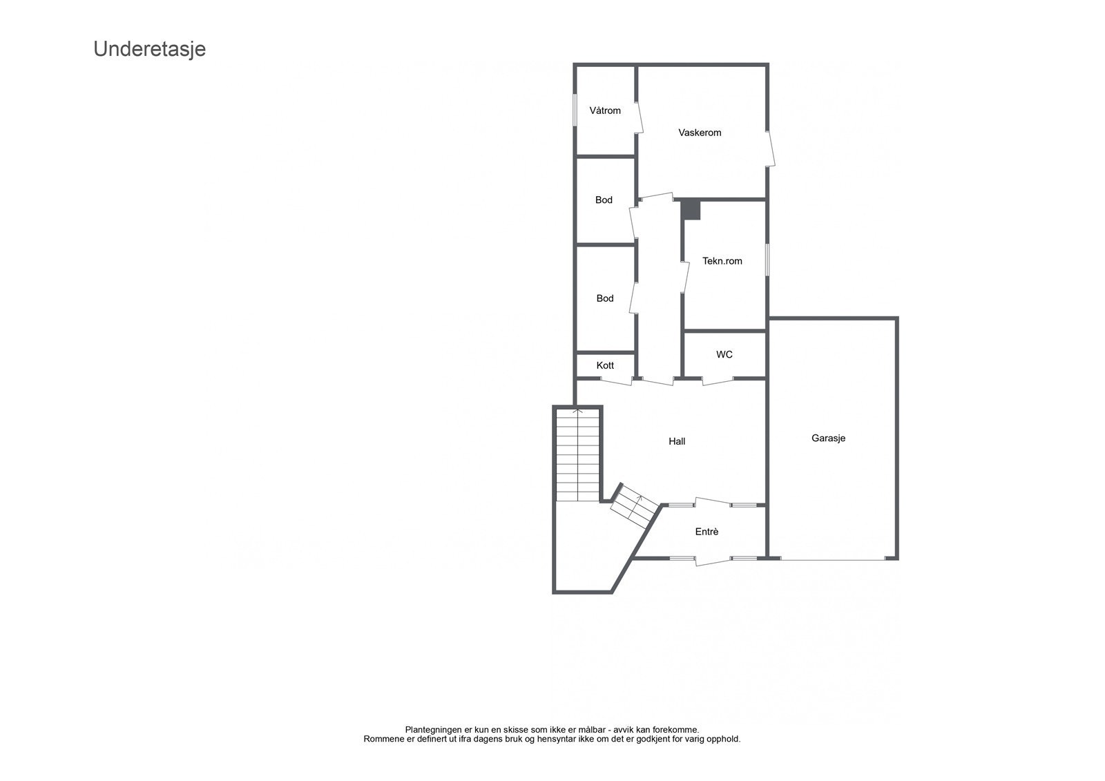 Plantegning U.etg Galleribilde