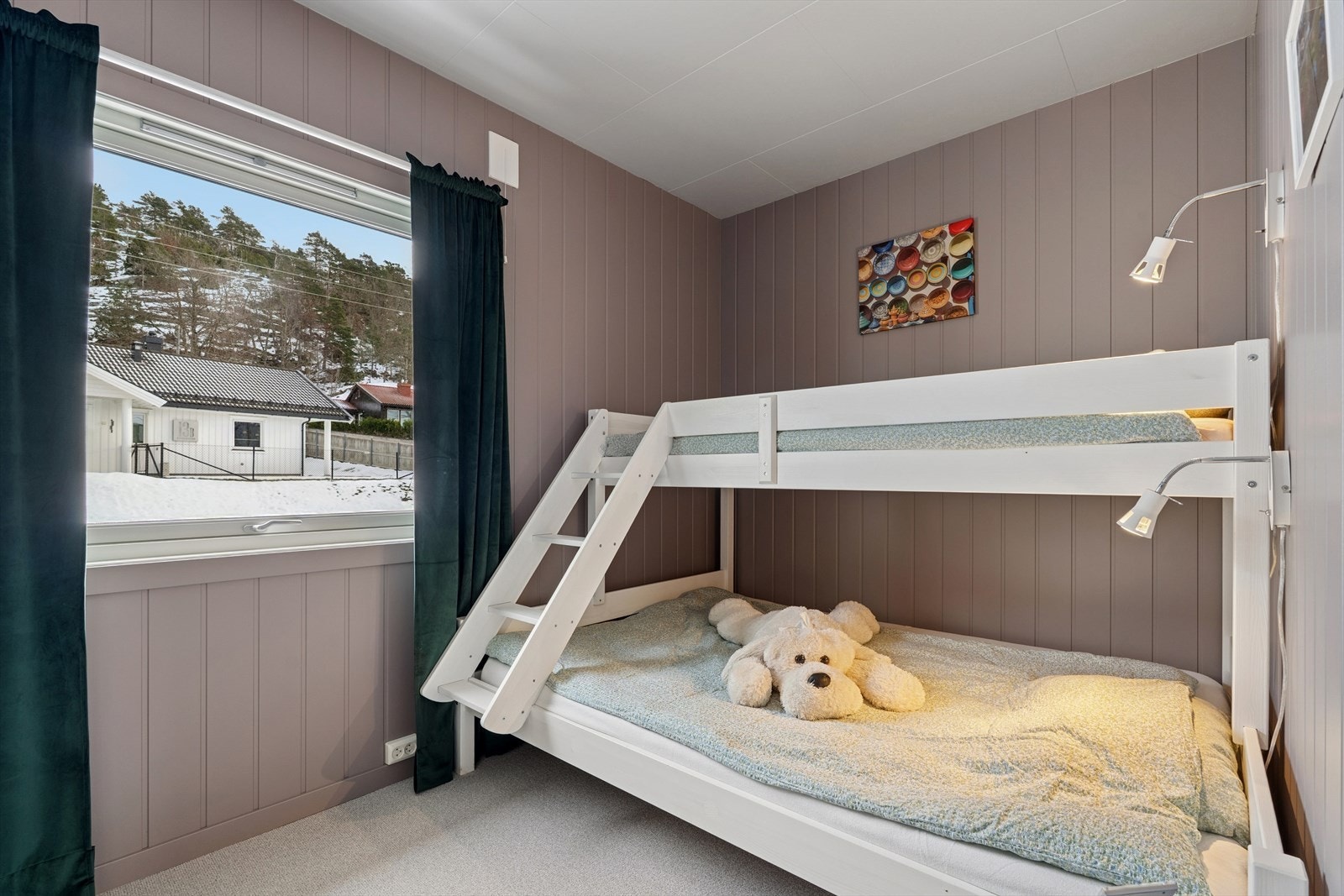 Det andre soverommet på dette planet egner seg godt som barnerom. Galleribilde