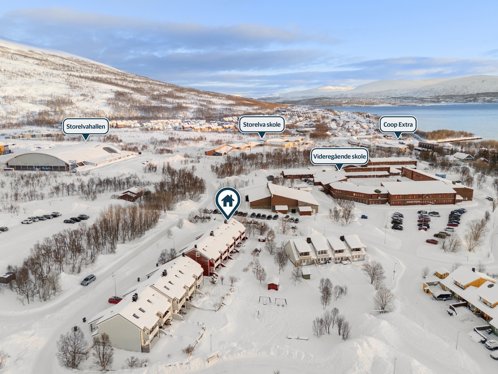 Her bor du rolig til, nært alt Storelva har å tilby og umiddelbar adgang til flotte ski- og turmuligheter . Galleribilde