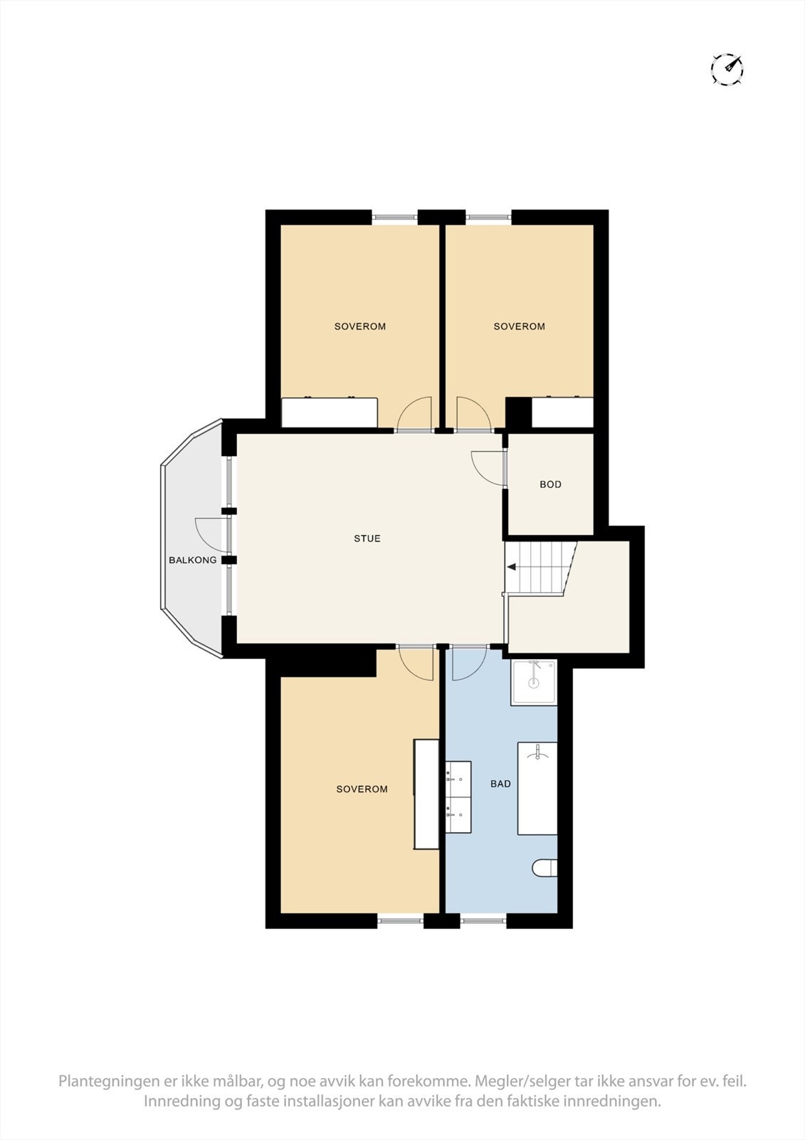 Plantegning 2. etg Galleribilde