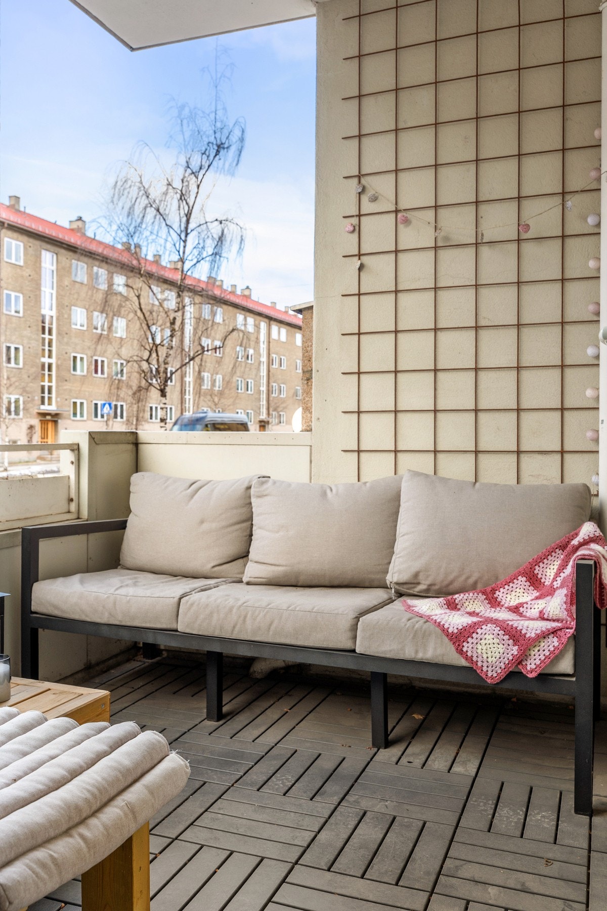 Her er det plass til utemøblement. Galleribilde