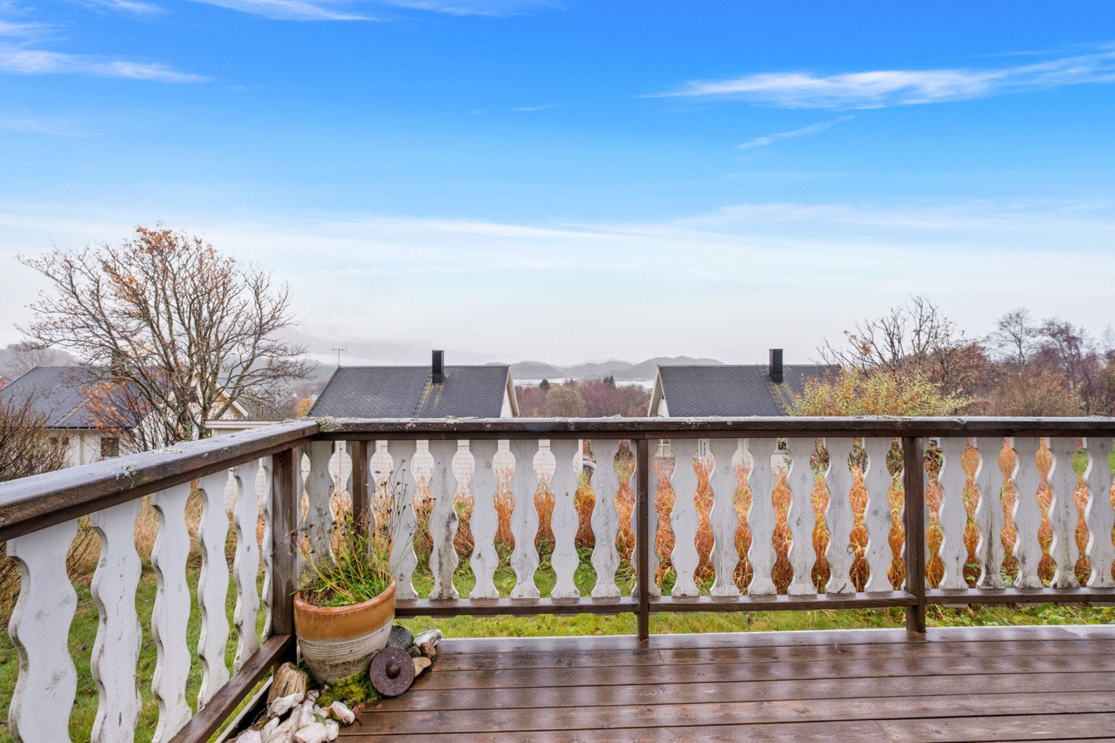 Utsikt fra veranda. Galleribilde